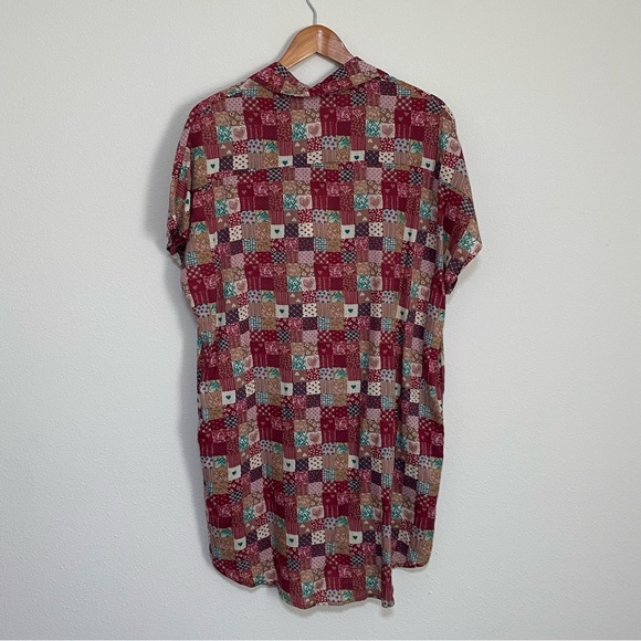 NWT Easel Patchwork Heart mini dress - Picture 8 of 8